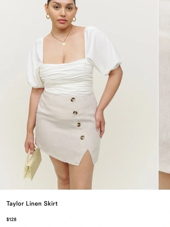 Reformation Taylor Linen Skirt - Picture 6 of 6